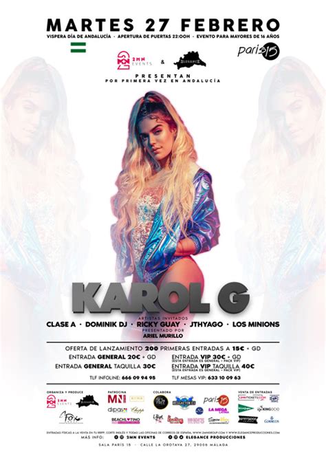 Karol G En Concierto Elegance Producciones