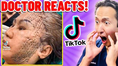 Plastic Surgeon Reacts To OUTRAGEOUS TikTok Videos Cyber Clinic