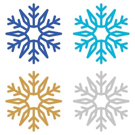 Premium Vector Snowflake Isolated On White Background