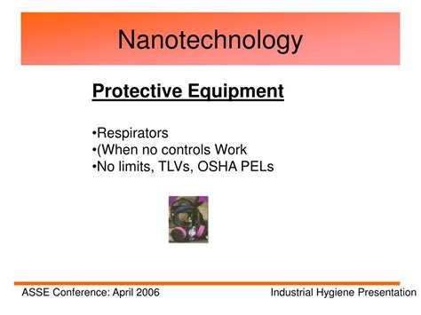 Ppt Safety And Health Aspects Of Nanotechnology Powerpoint Presentation