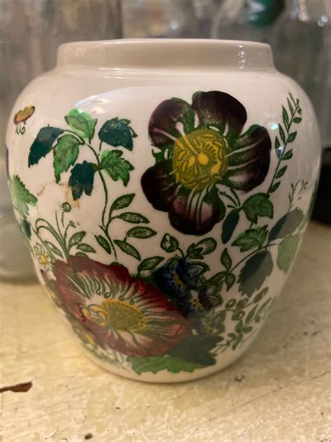 Mason S Patent Ironstone Ginger Jar Etsy