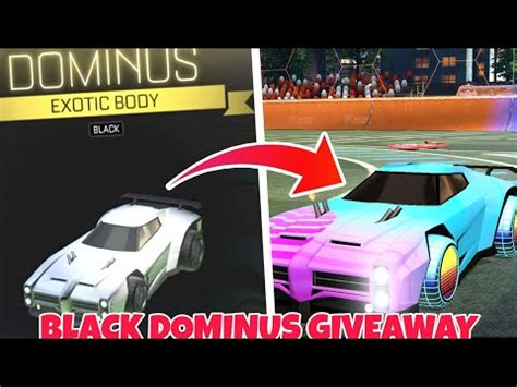 ROCKET LEAGUE ITEM SHOP BLACK DOMINUS ROCKET LEAGUE BLACK DOMINUS