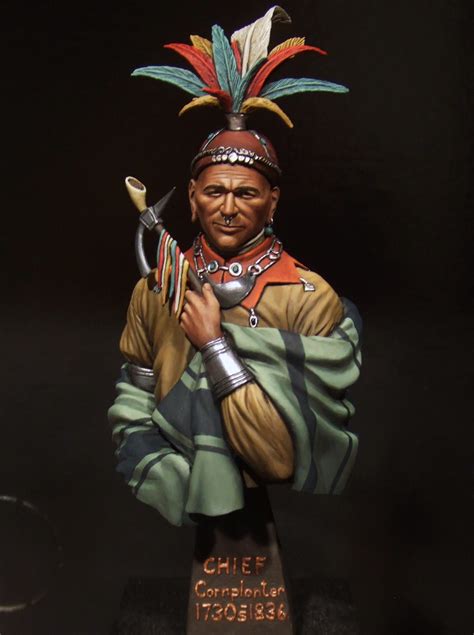 Seneca War Chief Kaintwakon Known As Cornplanter 1730s 1836 Cr08