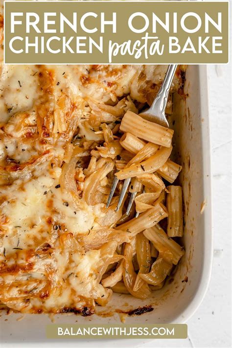 French Onion Chicken Pasta Bake Recipe French Onion Chicken