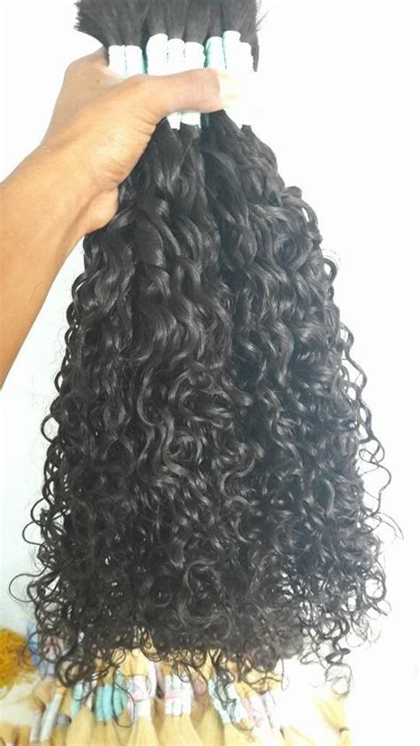 Cabelo Humano Cacheado 40cm 200gramas Megahair Aplique R 634 90 Em