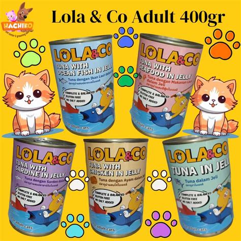 Jual Lola Co Adult Gr Makanan Kucing Wet Food Kaleng Shopee