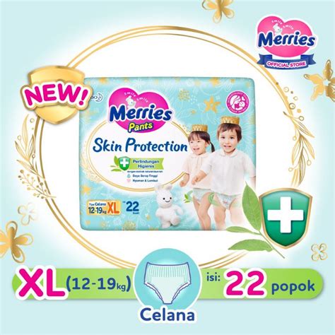 Jual Merries Popok Celana Pants Good Skin Protection M50 M 50 4 4