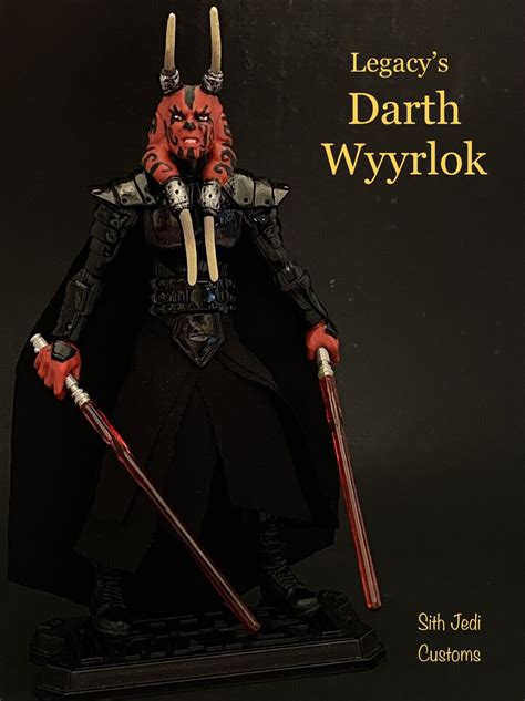 Star Wars Custom Legacy S Darth Wyyrlok Sith Jedi Custom Ebay