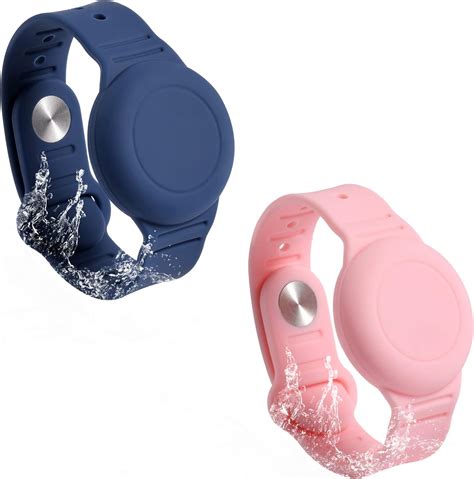 Savita Pcs Bracelet Pour Enfants Pour Airtag Tanche Silicone A N S