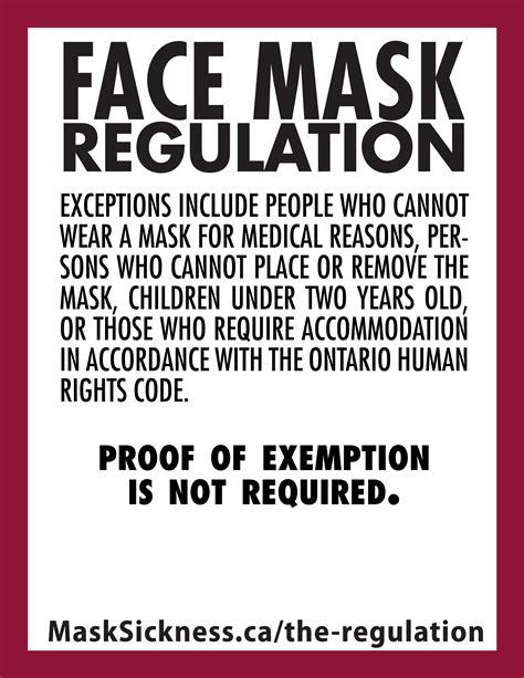 Henry Case Face Mask Exemption Cards