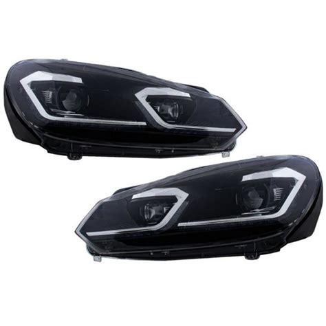 Phares Led Pour Vw Golf Vi Facelift G Feu Argent Flowing