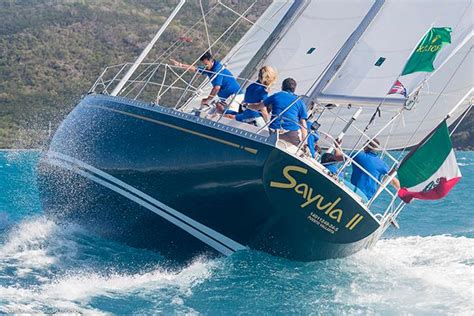 Rolex Swan Cup Caribbean Action Shots By Nautor S Swan