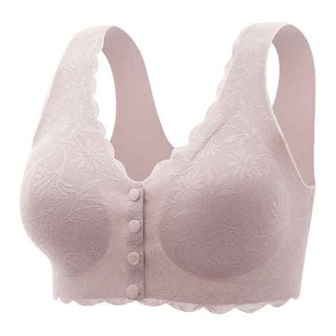 Mallwal Full Coverage Bras Women No Underwire Bra Feature V Neck