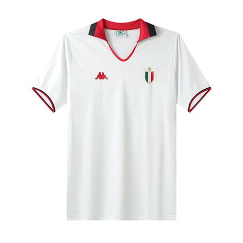 Retro 1988-1989 AC Milan Away Soccer Jersey - Love Soccer Jerseys