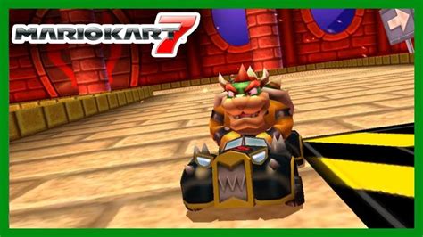 Mario Kart 7 - GBA Bowser Castle Shell Cup Mirror (Bowser Gameplay ...