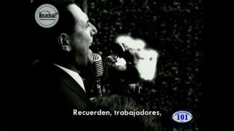 Discurso de Perón el 17 de octubre de 1945 YouTube