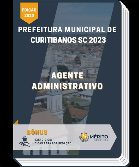 Apostila Agente Administrativo Prefeitura De Curitibanos Sc