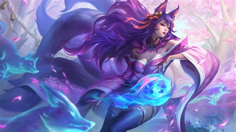 Ahri Spirit Blossom Rose 4K 8K 6721m Wallpaper PC Desktop