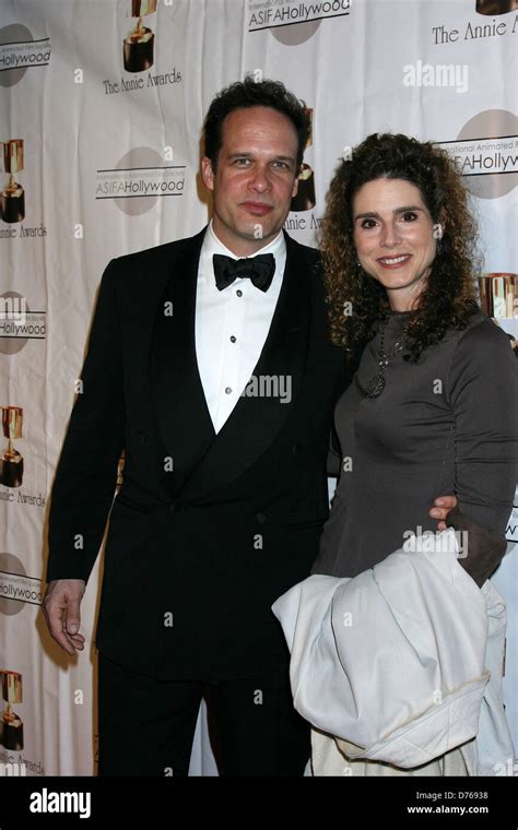 Diedrich Bader with wife Dulcy Rogers The 39th Annual Annie Awards held ...