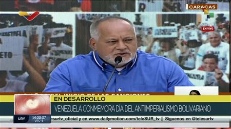 Diosdado Cabello Venezuela No Va A Entregarse Al Imperialismo