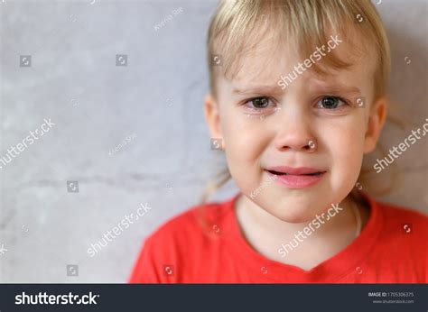 Kid Crying Face Cute Little Upset Stock Photo 1705306375 | Shutterstock