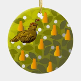 Partridge In A Pear Tree Ornaments & Keepsake Ornaments | Zazzle