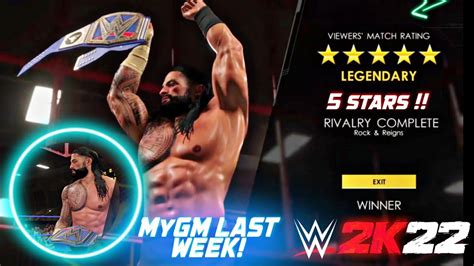 WWE 2K22 MY GM MODE FINAL WEEK WWE 2k22 MyGM Mode Part 15 WWE 2k22