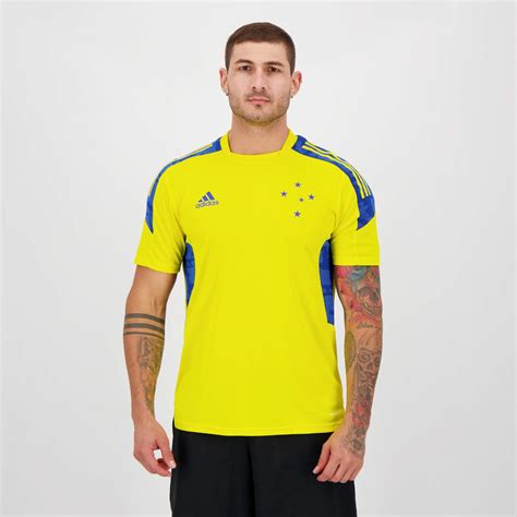 Adidas Cruzeiro Yellow Training Jersey Futfanatics