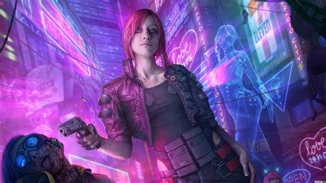 Cyberpunk Girl Wallpapers Top Free Cyberpunk Girl Backgrounds