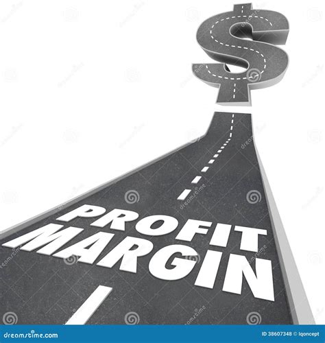 Profit Margin Arrow In Target Competing Money Royalty Free Stock