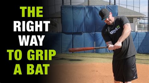 How To Grip The Baseball Bat The Right Way And Never Get Jammed Again