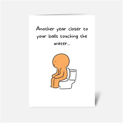 Another Year Closer To Your Balls Touching The Water Funny Etsy Australia