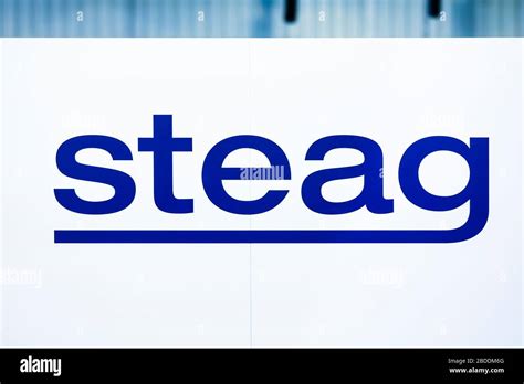 11.02.2020, Essen, North Rhine-Westphalia, Germany - steag, logo on the ...