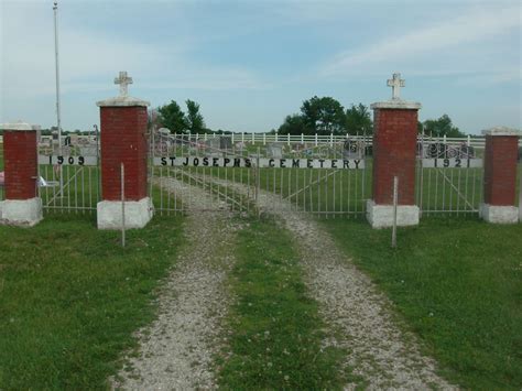 Saint Josephs Cemetery En Pleasant Plain Iowa Cementerio Find A Grave