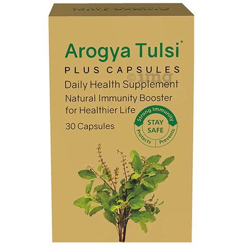 Arogya Tulsi Plus Capsule Buy Bottle Of Capsules At Best Price In