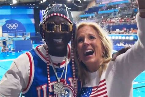 Jill Biden Thanks Flavor Flav For U S Women S Water Polo Team Support