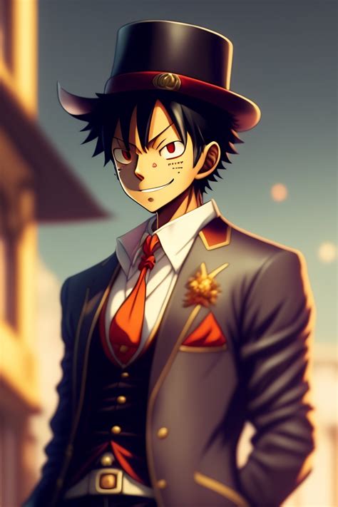 Lexica Luffy From One Piece Three Piece Suit Check Watch