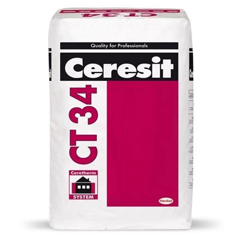 Ceresit Ct Smooth Mineral Render For Plastering White Kg