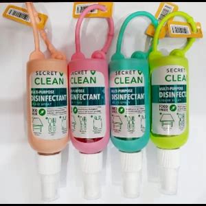 Jual Secret Clean Disinfectant Liquid Silikon 60ml X 72 Pcs Ctn