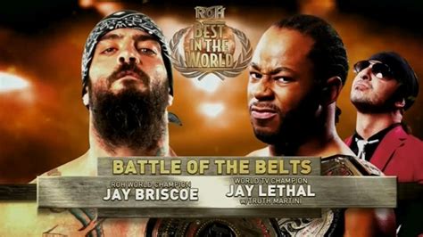 Jay Lethal vs Jay Briscoe (Full Match) - TokyVideo