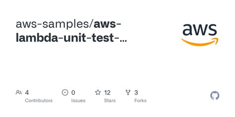 Github Aws Samplesaws Lambda Unit Test Example