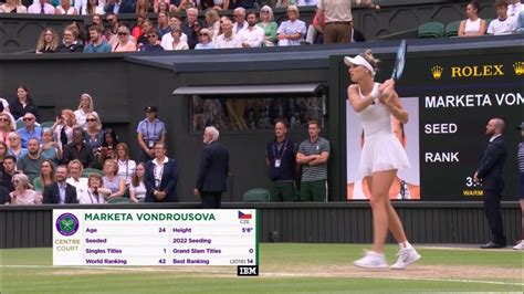 Wimbledon 2023 | Marketa Vondrousova vs Ons Jabeur | Ladies' Singles ...