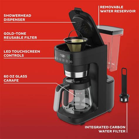 Instant Infusion Brew Plus 12 Cup Drip Coffee Maker From The Makers Of