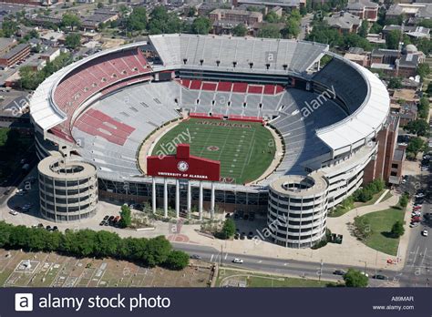 Tuscaloosa Alabama University of Alabama Bryant Denny Football Stock Photo: 12033406 - Alamy