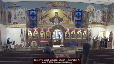 April Presanctified Liturgy Youtube