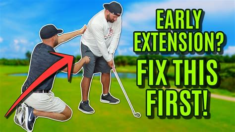 Golf Fixing Early Extension In The Golf Swing Live Lesson With Nick