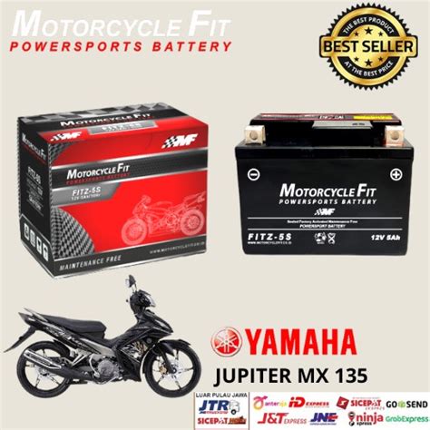 Jual Aki Motor Yamaha Jupiter Mx Accu Mf Gtz S Accu Kering Original