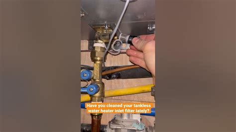 Rinnai Tankless Water Heater Filter Cleaning Youtube