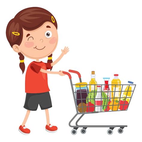 Ilustración Vectorial De Compras Vector Premium