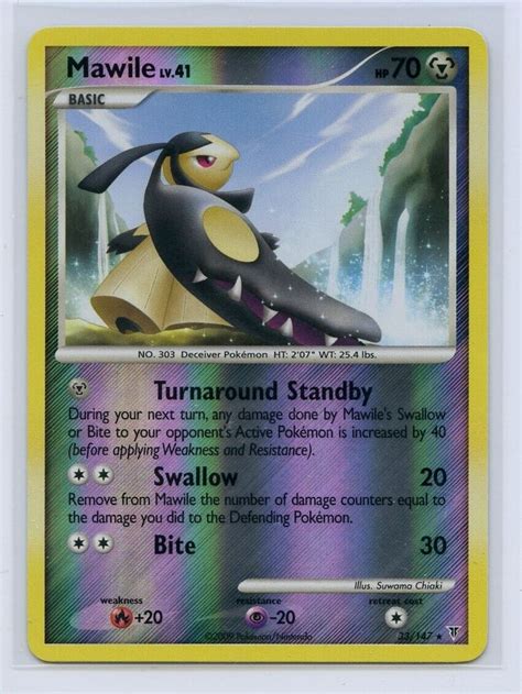 Pokemon Card Mawile Rare Platinum Supreme Victors Reverse Holo